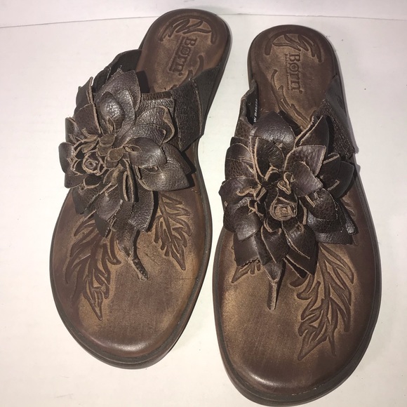 Born Shoes - New Really Nice Leather Born Sandals size 10